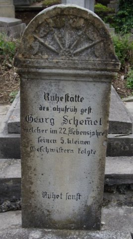 Schemmel Georg 1902-1923 Grabstein